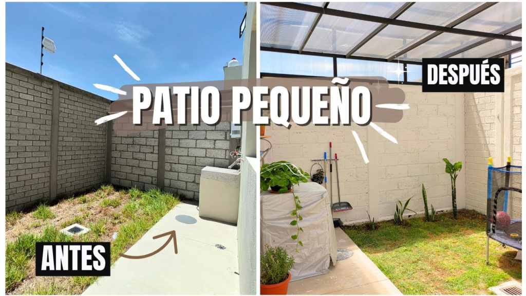 Decorar Patios Pequeños con Poco Dinero